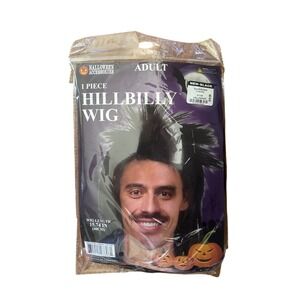 Adult Hillbilly Wig Halloween Costume‎ Accessory Black 1 Piece